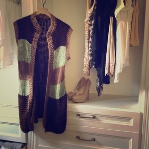 Chic Hand Knit Vest!